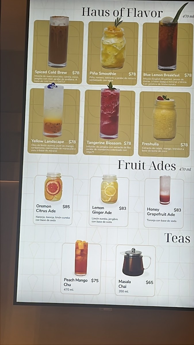 Monarch Haus Menu - Image 1